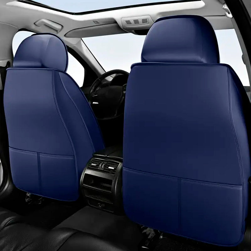 Fundas Completas para Asientos de Coche en cuero Italiano universal + REGALO: alfombrillas completas incluidas
